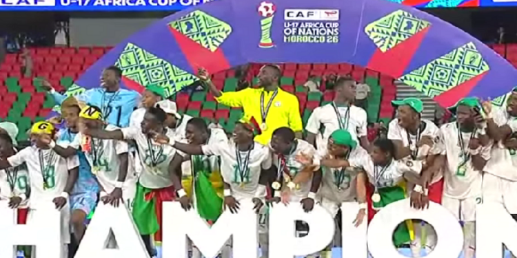 Le Sénégal sacré champion d’Afrique U17 2026 devant la Tanzanie aux tirs au but(4-2)