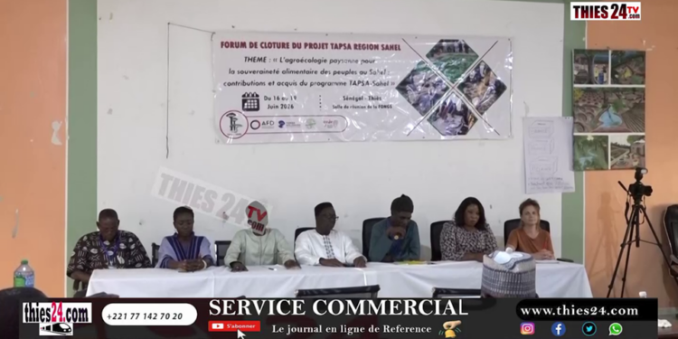 Vidéo/Thiès, forum sous-régional de clôture du projet TAPSA région Sahel (transition agroécologique)