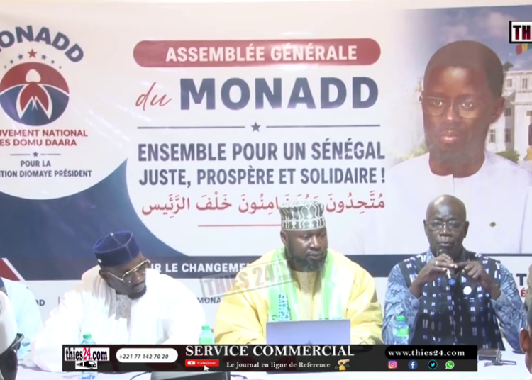 Vidéo/Coalition Diomaye Président, le Mouvement National des Doomu Daara (MONADD) en AG à Thiès