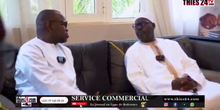 Vidéo/Le Ministre Ousmane Diagne reçu à Tivaouane par Serigne Moustapha Sy Al Amine