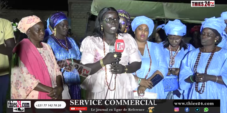 Vidéo/Pauline Tine Marraine soirée culturelle de PASTEF Fandène à Ngoumsane