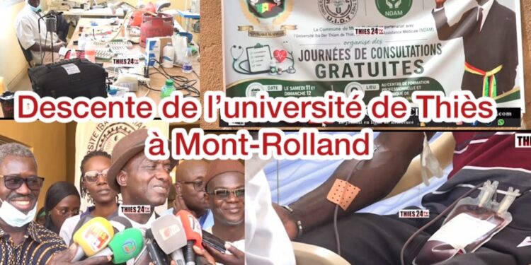 Vidéo/Descente de l’Université de Thiès et de l’hôpital militaire à Mont Rolland
