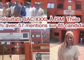 Vidéo/ISM Thiès, résultats XXXL au BAC, 100% avec 57 mentions sur 85 candidats
