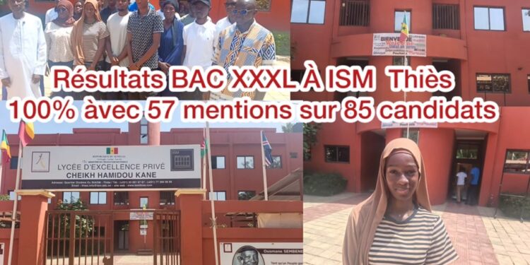 Vidéo/ISM Thiès, résultats XXXL au BAC, 100% avec 57 mentions sur 85 candidats