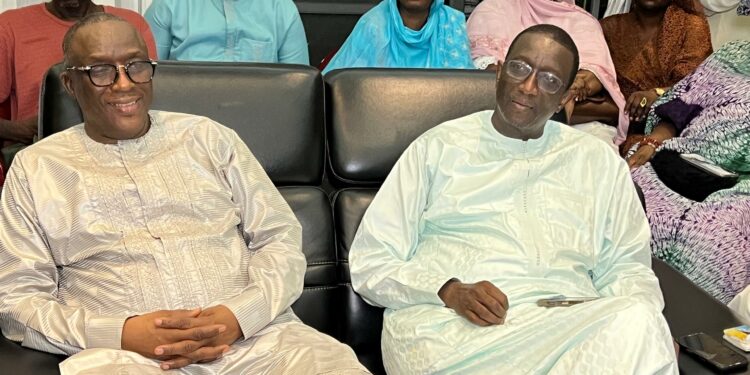 Rencontre entre Amadou Bâ et les responsables de la NR du département de Podor