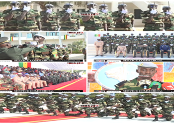 Vidéo/Remise d&rsquo;épaulettes 11ème promotion du Diplôme d&rsquo;Aptitude au Grade d&rsquo;Officier ENOA Thiès