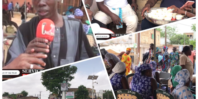 Vidéo/9 ème édition Safar Touba Normandie à Thiès, des berndés royaux servis aux passants