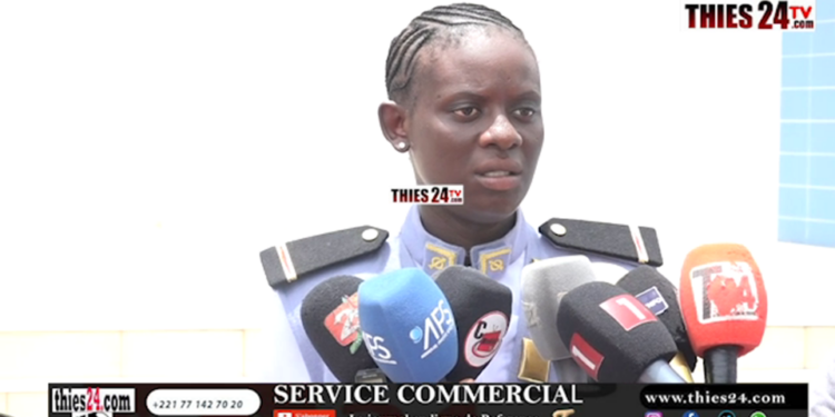 Vidéo/Sous-lieutenant Fatimata Ndiaye Major de la 44 ème promo ENOA Thiès