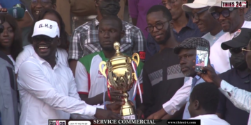 Vidéo/Finale Darou Khoudoss, El Hadji Diouf gâte les jeunes, affiche ses ambitions pour la commune