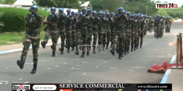 Vidéo/ Le défilé qui a clôturé la cérémonie de dissolution du 4ème contingent sénégalais en Centrafrique