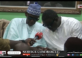 Vidéo/ Tahirou Sarr chez Serigne Mbaye Sy Abdou et Serigne Cheikh Ibn Serigne Mansour