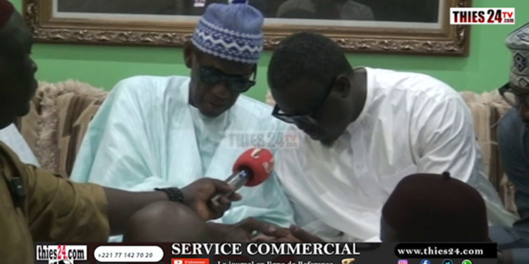 Vidéo/ Tahirou Sarr chez Serigne Mbaye Sy Abdou et Serigne Cheikh Ibn Serigne Mansour
