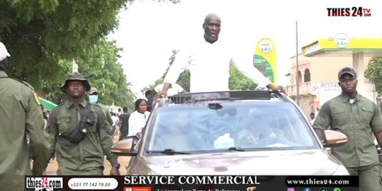 Vidéo/Caravane à Thiès-Est, Mamadou Sakhir Ndiaye officialise sa candidature à la mairie