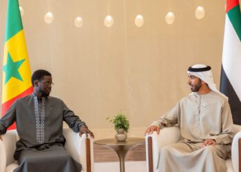 Abu Dhabi, le Président Diomaye s&rsquo;est entretenu avec le Président des Emirats Arabes Unis