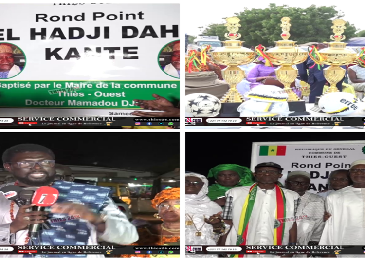 Vidéo/Dr Djité Thiès-Ouest réceptionne le Rond point Daha Kanté, « gâte » les ASC, solde ses comptes avec…..