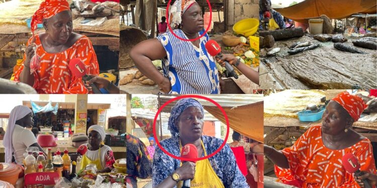 Vidéo/Reportage au marché khelcom de Thiès, lourdes conséquences de la cherté de la vie sur le quotidien des populations.