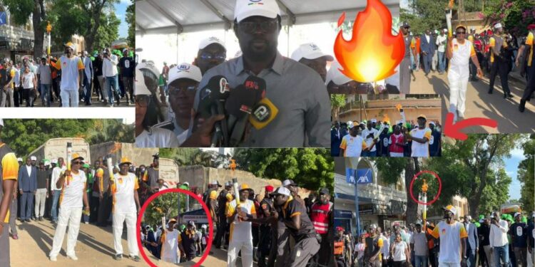 Vidéo/Dr Mamadou Djité Maire Thiès-Ouest sublime l&rsquo;escale de la flamme olympique à Thiès