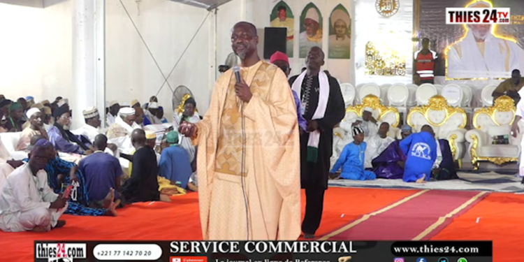 Vidéo/Cheikh Bou Diop enflamme la cérémonie officielle à Ndiassane