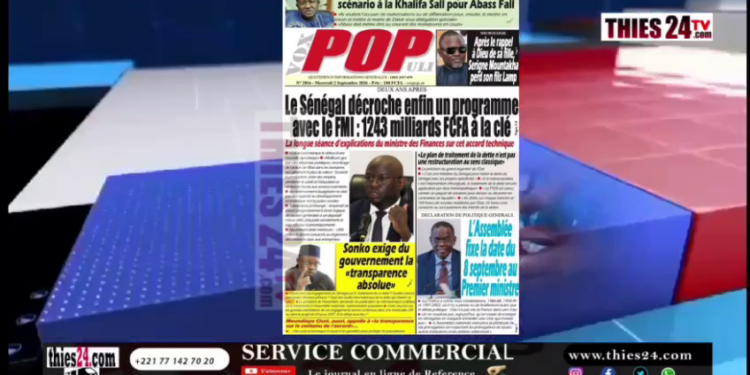 Vidéo/Revue de presse du 2 septembre 2026 avec Mouhamadou Boiro