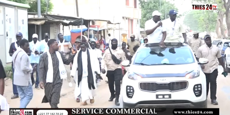Vidéo/Enjeux autour de la mairie Thiès-Est, Sakhir Ndiaye et And Dundal Kadior en caravane