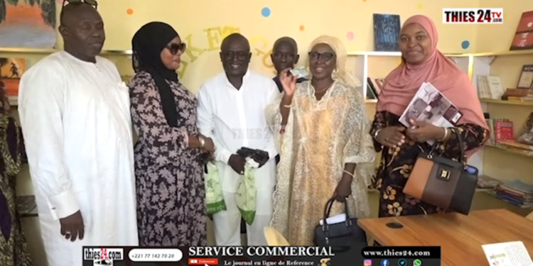 Vidéo/Thiès, ouverture d’un centre de lecture au quartier Diamaguène avec Rokhaya Diallo