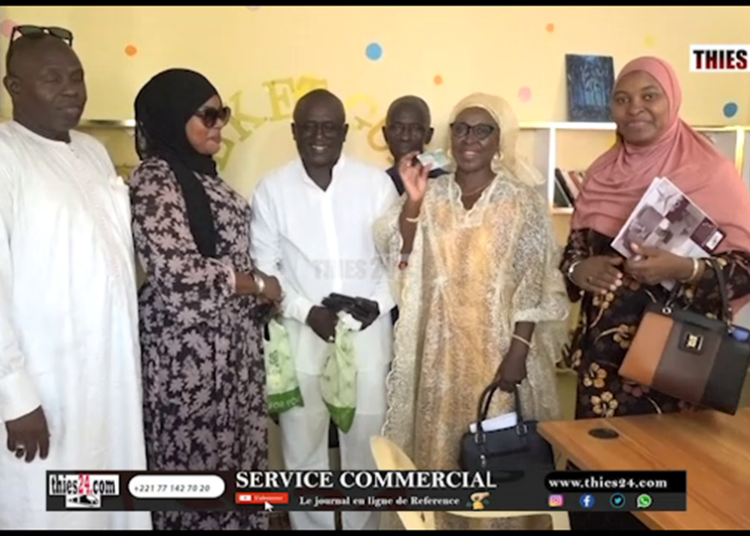 Vidéo/Thiès, ouverture d&rsquo;un centre de lecture au quartier Diamaguène avec Rokhaya Diallo