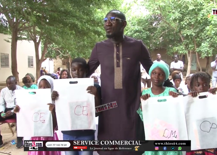 Vidéo/Massamba Diop MASLA offre des kits scolaires aux enfants et tacle ses adversaires politiques