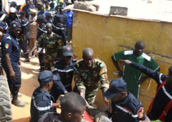 Effondrementd&rsquo;un Immeuble à Thiès, l&rsquo;Armée au coeur des opérations de secours