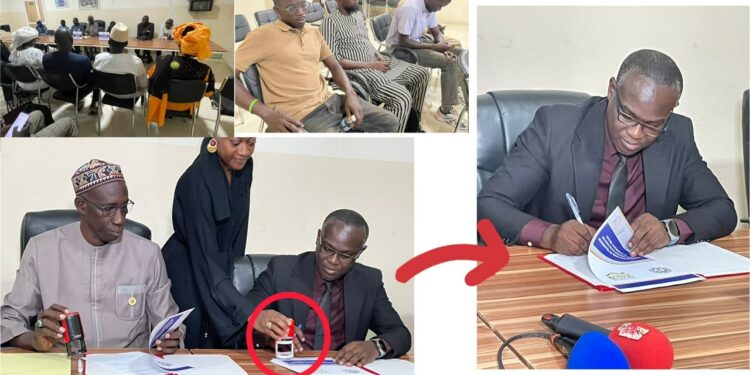 Vidéo/ Signature d’un protocole de Taïba Ndiaye entre la commune et l’Université de Thiès