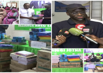 Vidéo/Abdoulaye Dièye atténue la charge des ménages en offrant des fournitures aux élèves