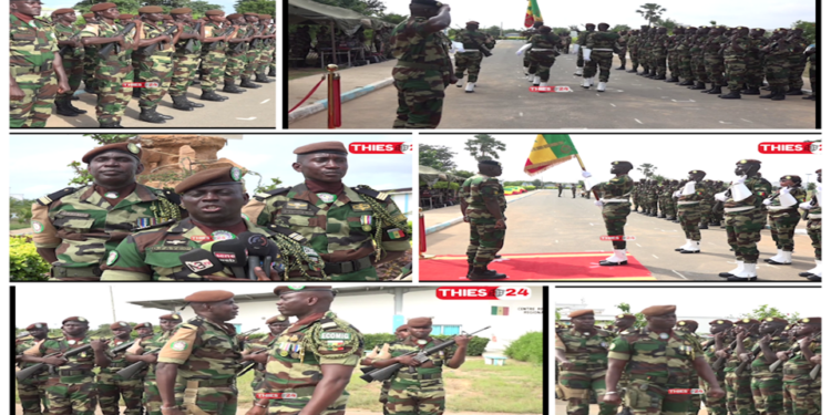 Vidéo/Dissolution du 9e détachement sénégalais en Gambie composé de 618 militaires
