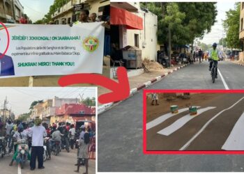 Vidéo/Coup réussi de Dr Babacar Diop, réception des travaux de réhabilitation le la route de Cité Senghor