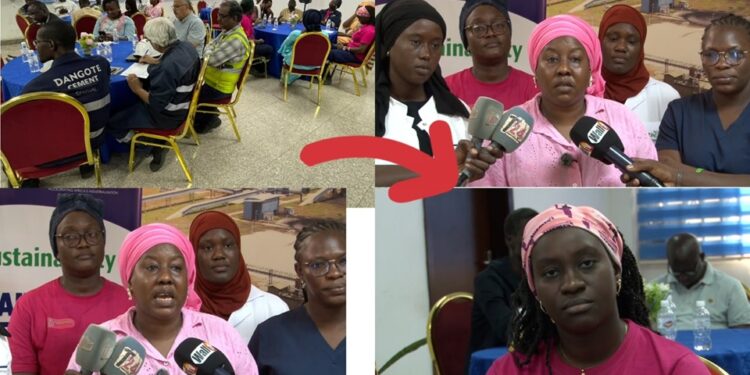 Vidéo/Dangote en mode Octobre Rose avec l’amicale des femmes de l’entreprise