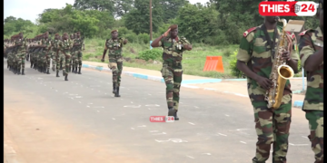 Vidéo/ Le défilé qui a clôturé la cérémonie de dissolution du 9 ème détachement sénégalais en Gambie